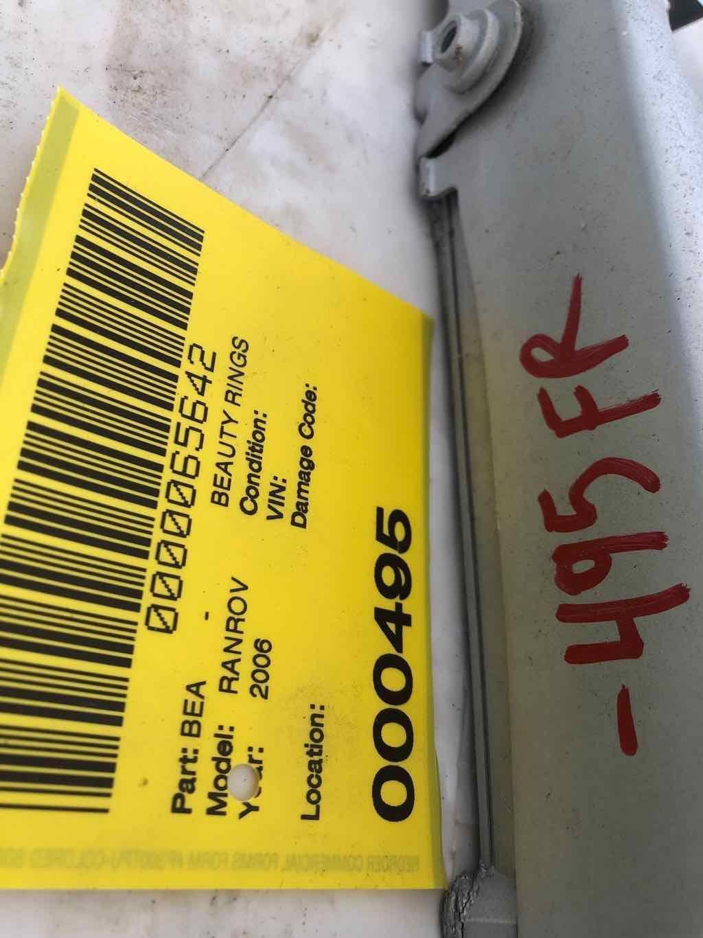 2006 - 2012 RANGE ROVER Sport Utility Upper Fender Grey Right Passenger Side OEM