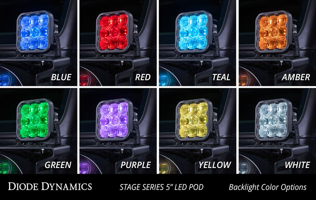 Diode Dynamics SS5 Pro White Spot Single LED Pod DD6774S
