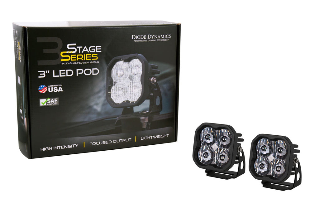 Diode Dynamics SS3 Pro RBL White Flood Standard Pair DD6879P