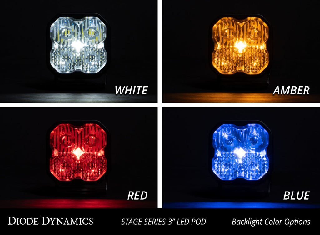 Diode Dynamics SS3 Pro RBL White Flood Standard Pair DD6879P