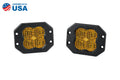 Diode Dynamics SS3 Pro ABL Yellow Flood Flush Pair DD6941P