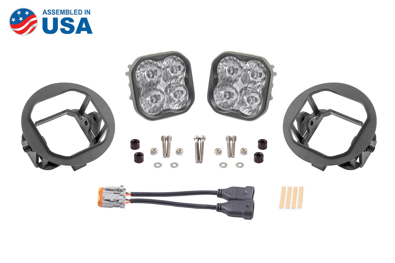 Diode Dynamics SS3 Pro ABL White SAE Fog Type FT Kit DD7023