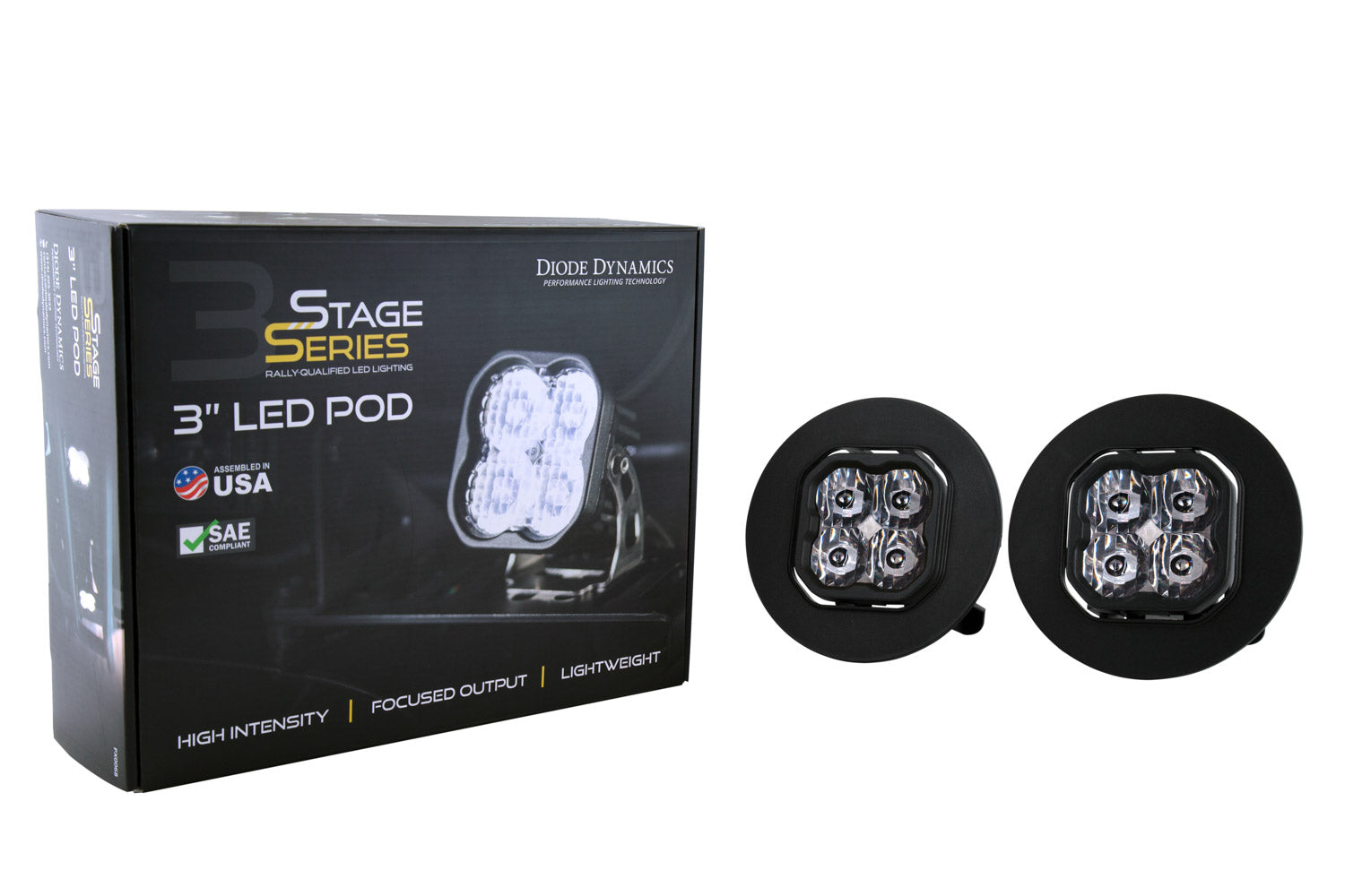 Diode Dynamics SS3 Pro ABL White SAE Fog Type GM-5 Kit DD7039