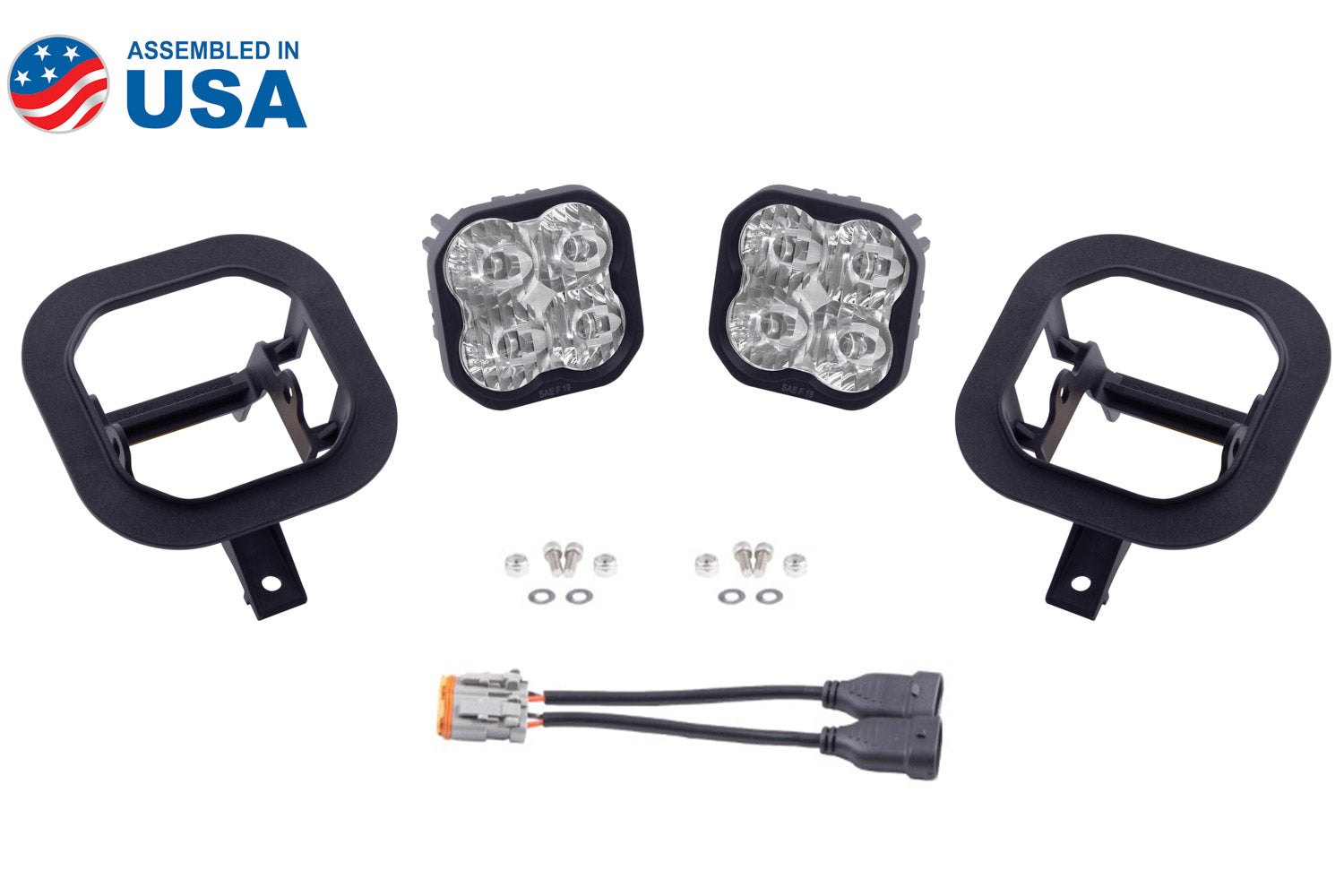 Diode Dynamics SS3 Pro ABL White SAE Fog Type SD Kit DD7095
